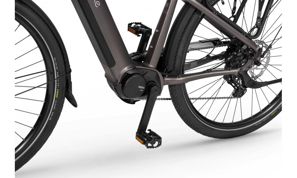 Elektrinis dviratis Ecobike MX300 Golden Grey 900Wh - 9