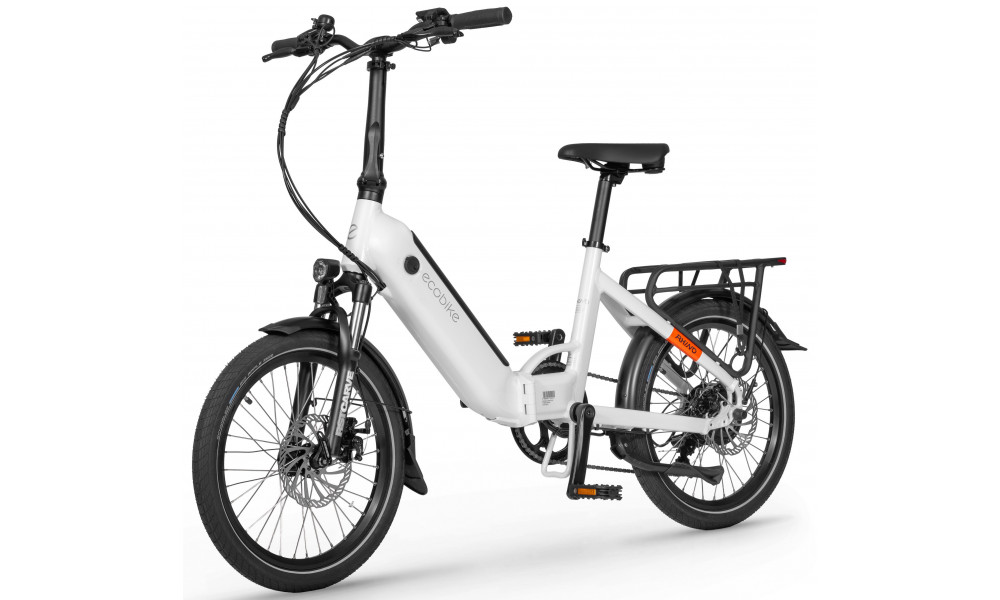 Elektrinis dviratis Ecobike Rhino Arctic White 504Wh - 7