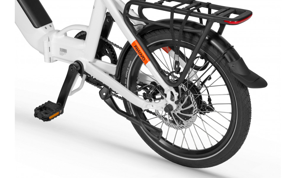Elektrinis dviratis Ecobike Rhino Arctic White 504Wh - 13