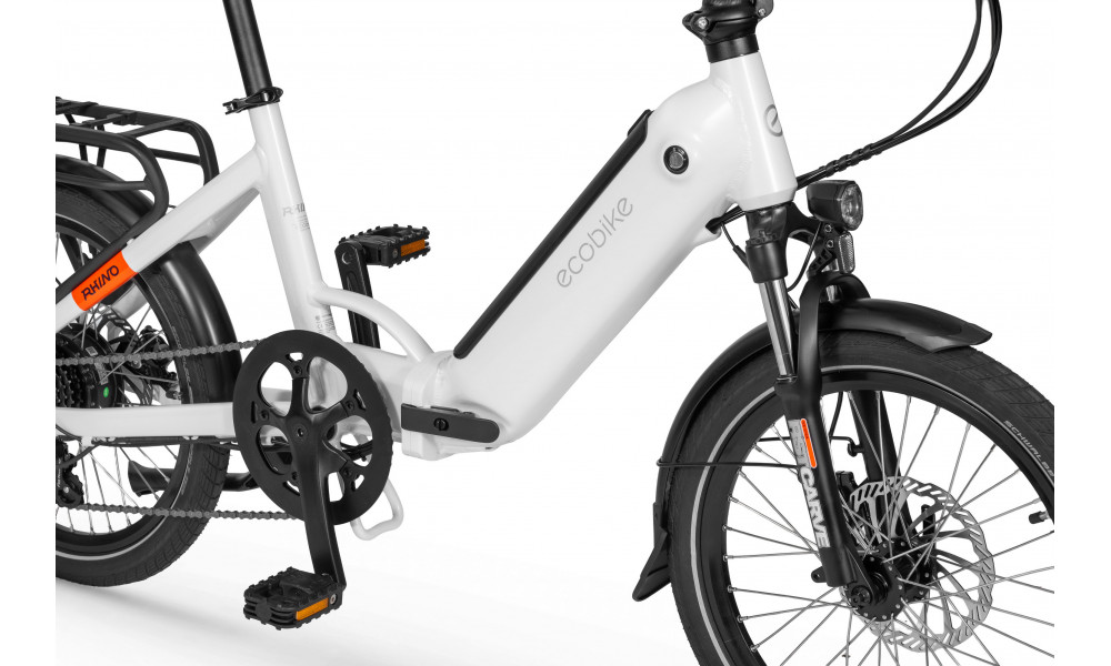 Elektrinis dviratis Ecobike Rhino Arctic White 630Wh - 3