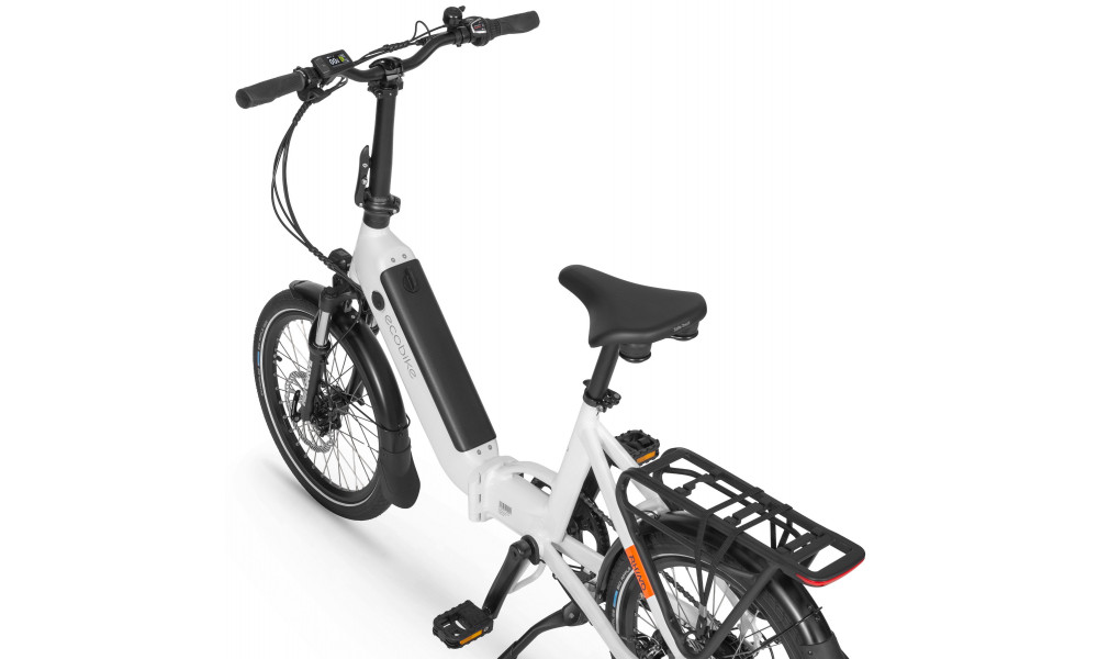 Elektrinis dviratis Ecobike Rhino Arctic White 630Wh - 9