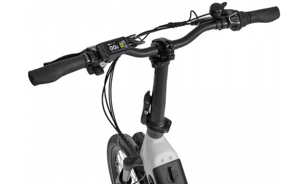 Elektrinis dviratis Ecobike Rhino Arctic White 630Wh - 11
