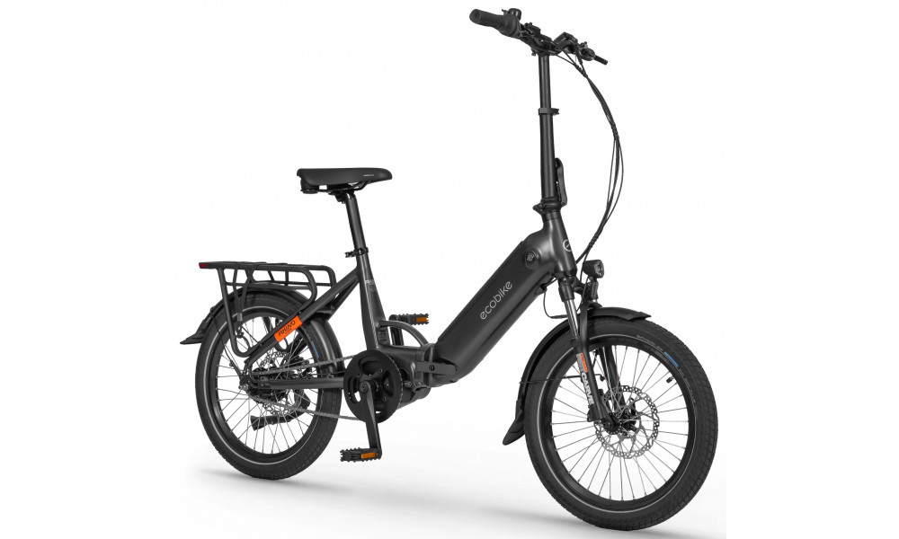 Elektrinis dviratis Ecobike Rhino Cruise Black 504Wh - 7