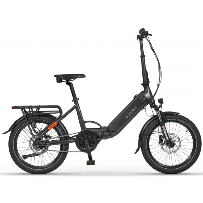 Elektrinis dviratis Ecobike Rhino Cruise Black 630Wh