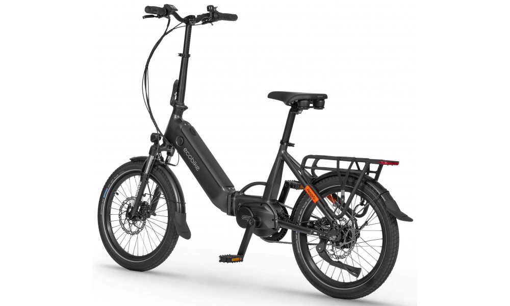 Elektrinis dviratis Ecobike Rhino Cruise Black 630Wh - 4