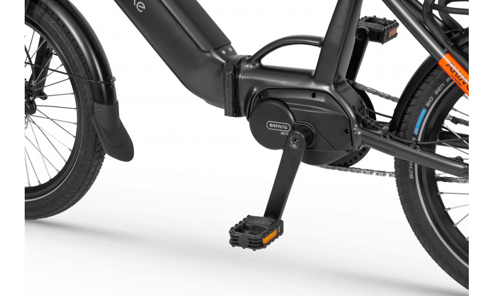 Elektrinis dviratis Ecobike Rhino Cruise Black 630Wh - 12