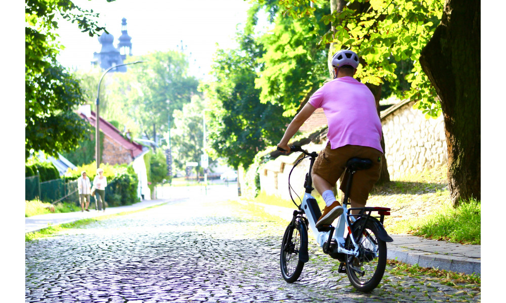 Elektrinis dviratis Ecobike Rhino Cruise White 504Wh - 12