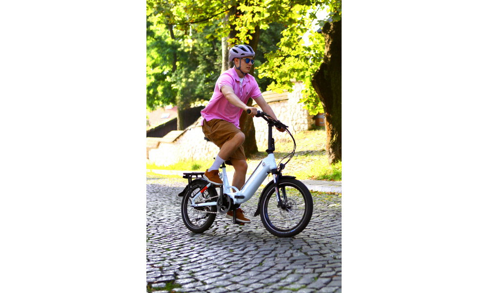 Elektrinis dviratis Ecobike Rhino Cruise White 504Wh - 15