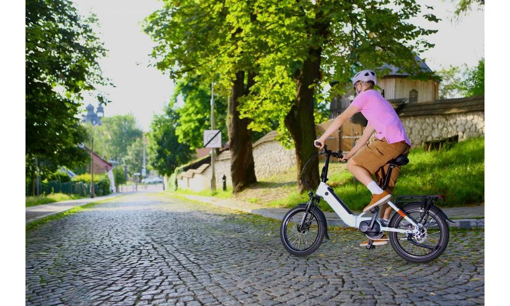 Elektrinis dviratis Ecobike Rhino Cruise White 504Wh - 17