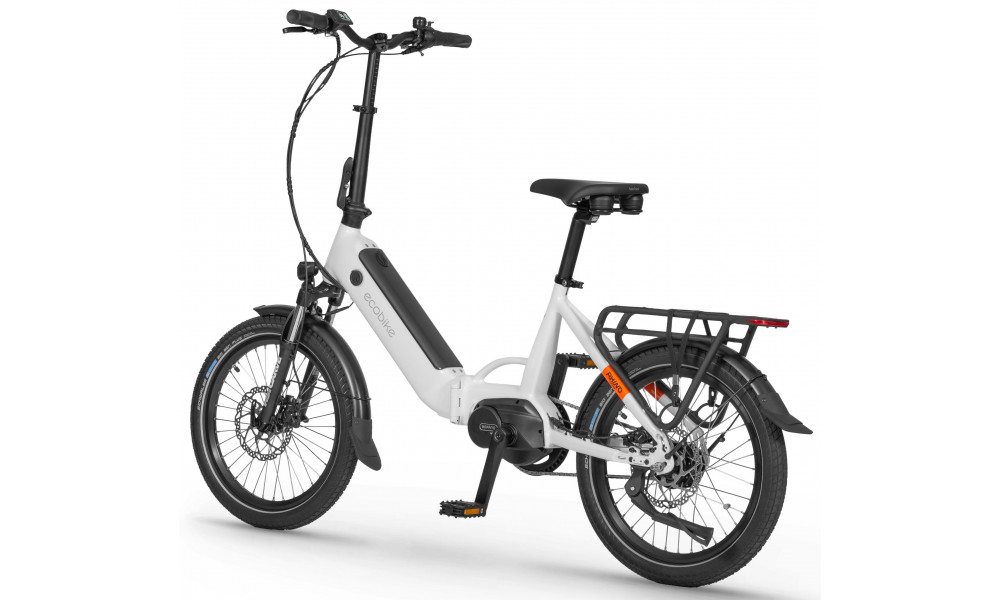 Elektrinis dviratis Ecobike Rhino Cruise White 504Wh - 28