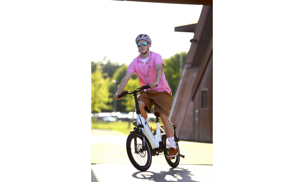 Elektrinis dviratis Ecobike Rhino Cruise White 504Wh - 46