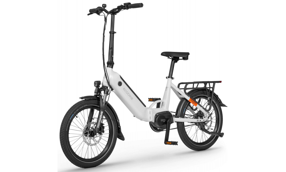 Elektrinis dviratis Ecobike Rhino Cruise White 504Wh - 47