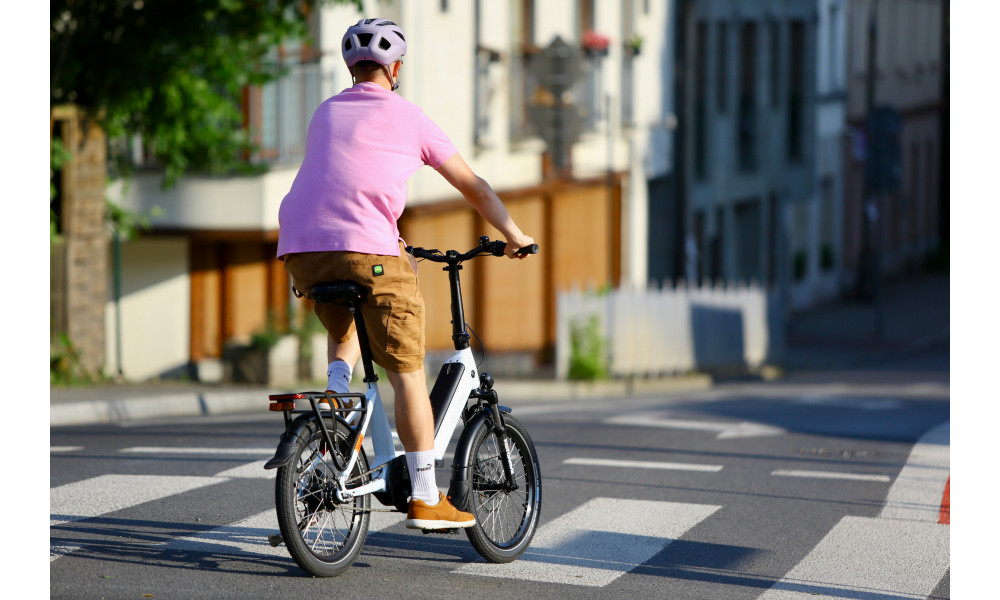 Elektrinis dviratis Ecobike Rhino Cruise White 630Wh - 5