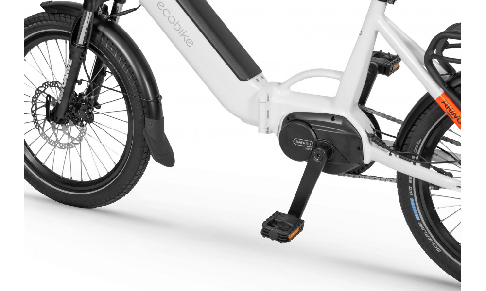 Elektrinis dviratis Ecobike Rhino Cruise White 630Wh - 21