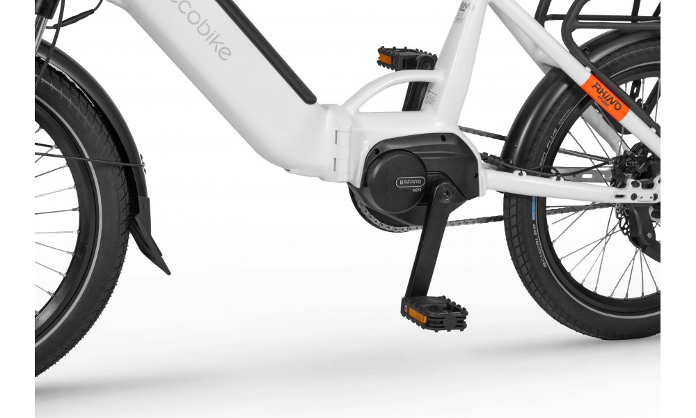 Elektrinis dviratis Ecobike Rhino Cruise White 630Wh - 23