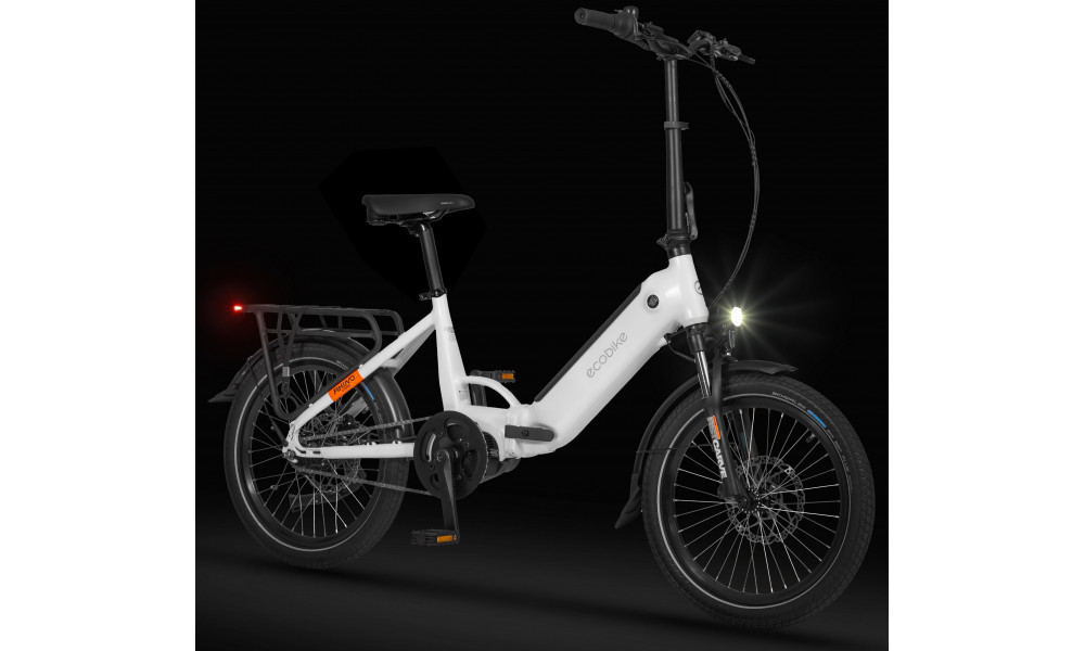 Elektrinis dviratis Ecobike Rhino Cruise White 630Wh - 29