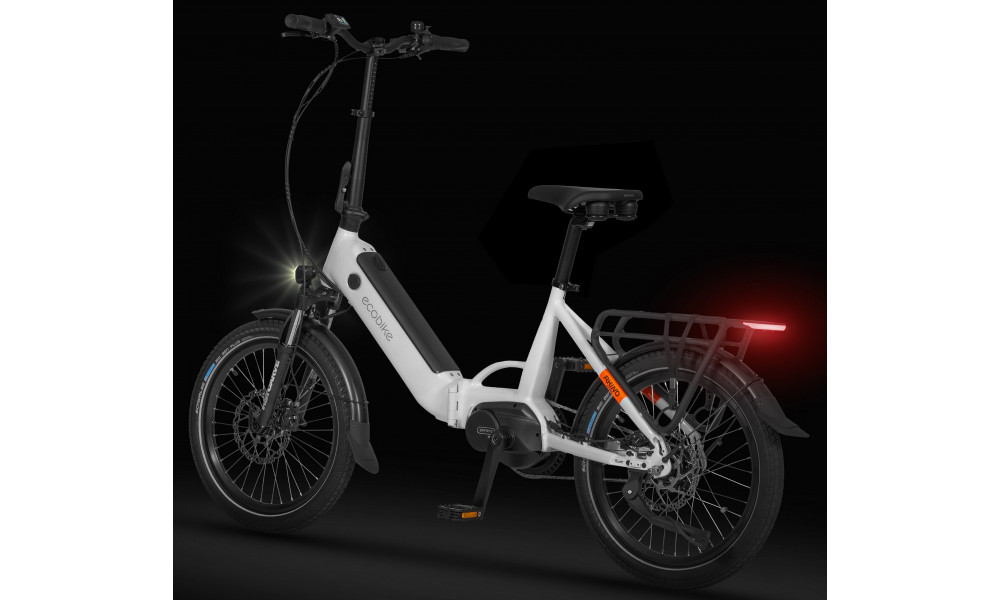 Elektrinis dviratis Ecobike Rhino Cruise White 630Wh - 30