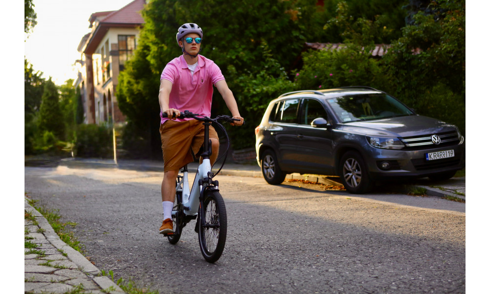 Elektrinis dviratis Ecobike Rhino Cruise White 630Wh - 39