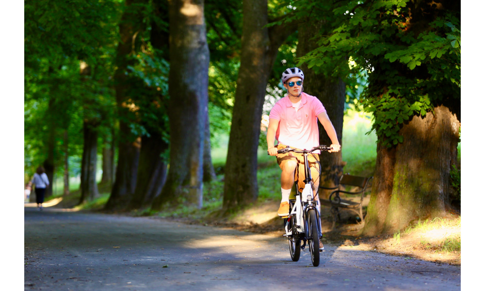 Elektrinis dviratis Ecobike Rhino Cruise White 630Wh - 49