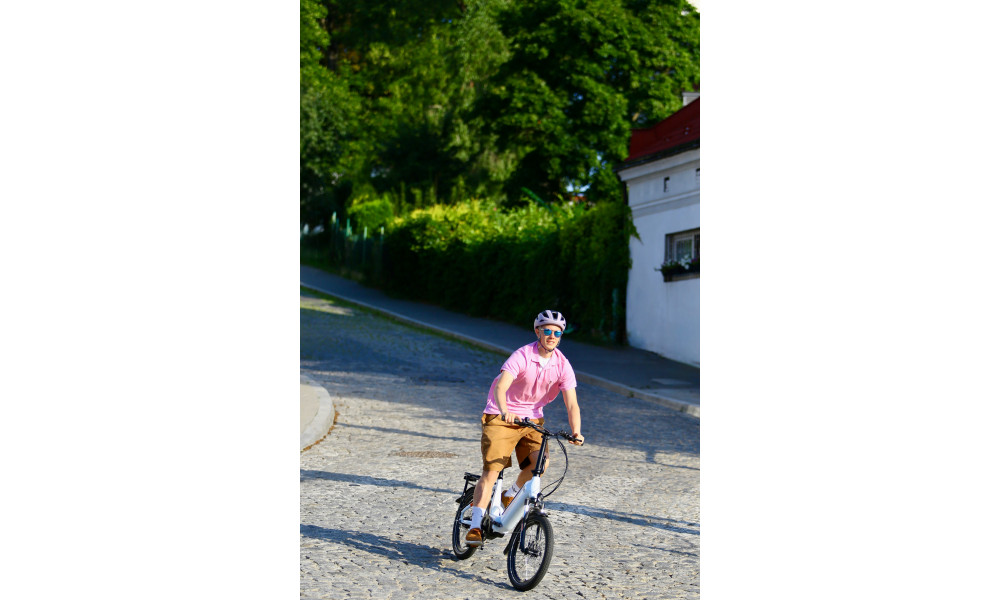 Elektrinis dviratis Ecobike Rhino Cruise White 630Wh - 50