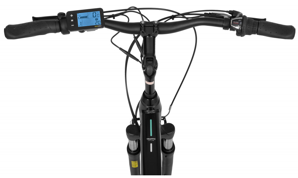 Elektrinis dviratis Ecobike Traffic 28 M Black 468Wh - 6