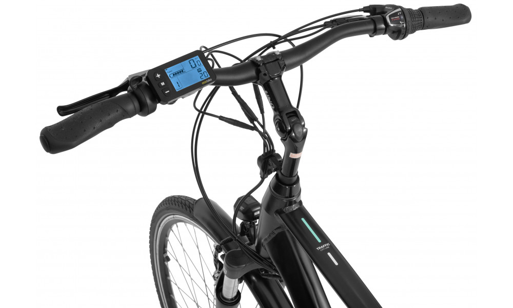Elektrinis dviratis Ecobike Traffic 28 M Black 630Wh - 7