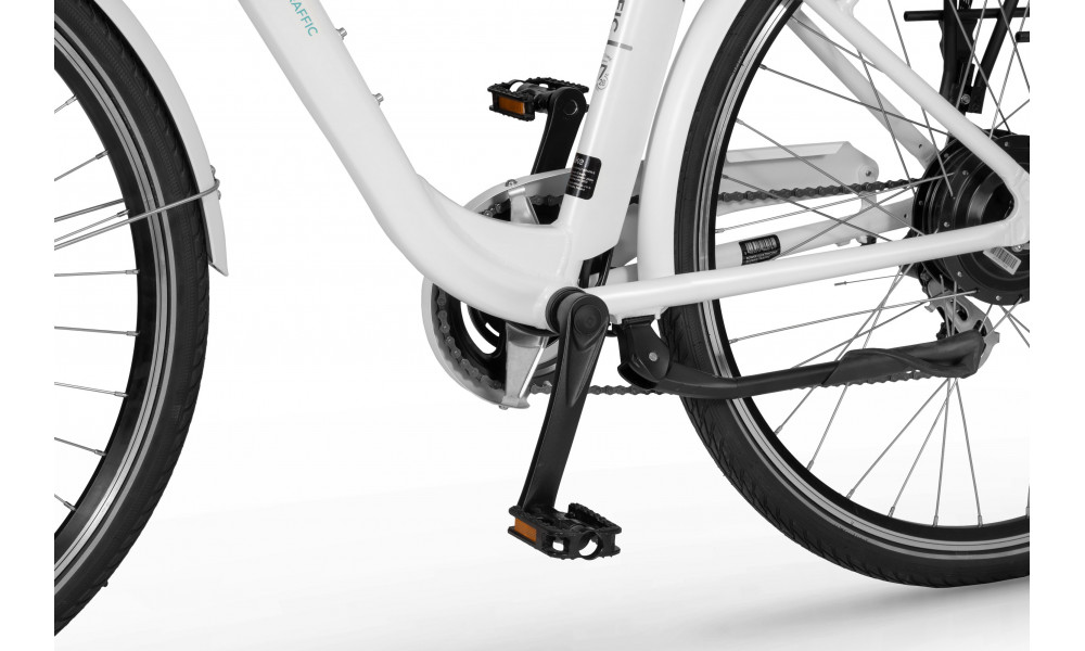 Elektrinis dviratis Ecobike Traffic White 468Wh - 10