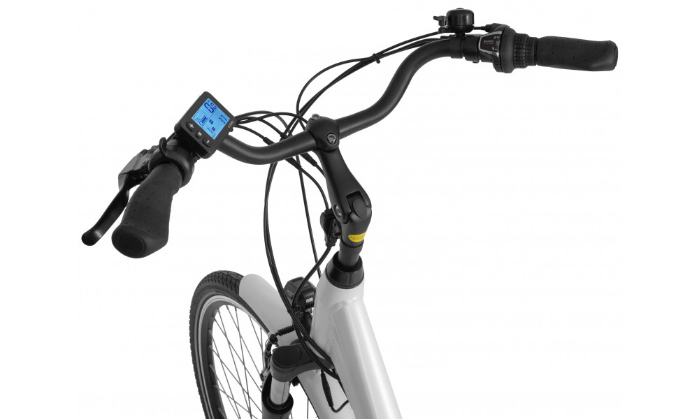 Elektrinis dviratis Ecobike Traffic White 630Wh - 7