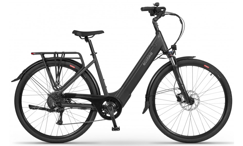 Elektrinis dviratis Ecobike X-City Black V3 504Wh - 1