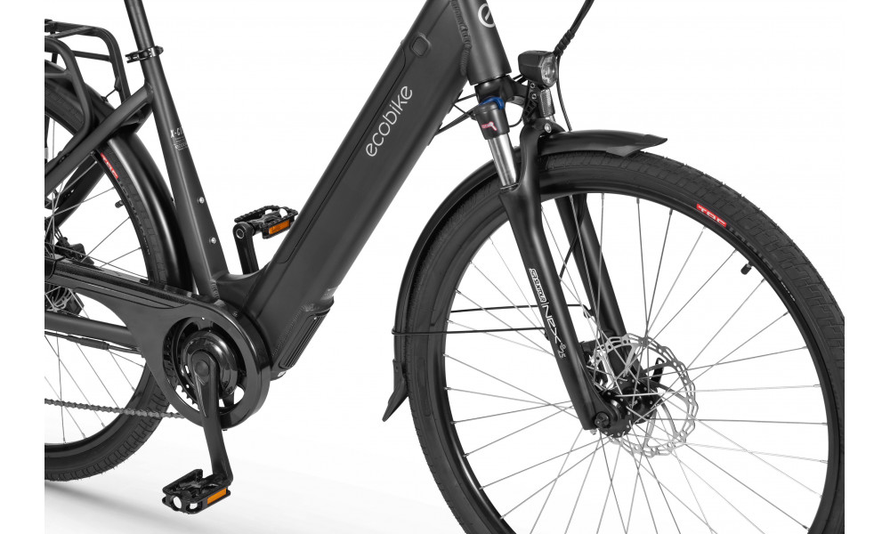 Elektrinis dviratis Ecobike X-City Black V3 630Wh - 2