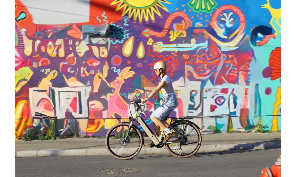 Elektrinis dviratis Ecobike X-City Cappuccino V3 504Wh - 20