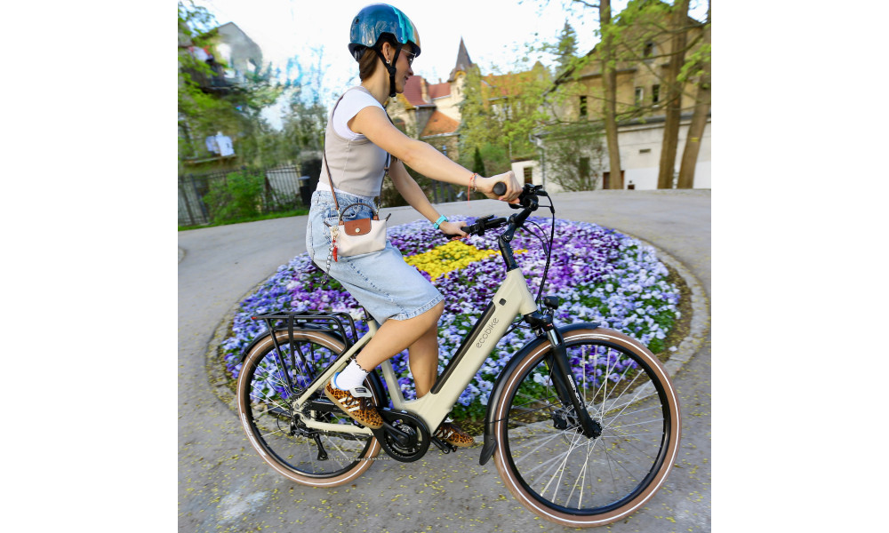 Elektrinis dviratis Ecobike X-City Cappuccino V3 504Wh - 23