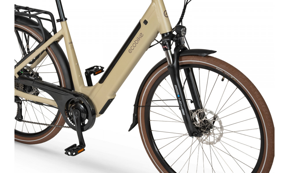 Elektrinis dviratis Ecobike X-City Cappuccino V3 504Wh - 24