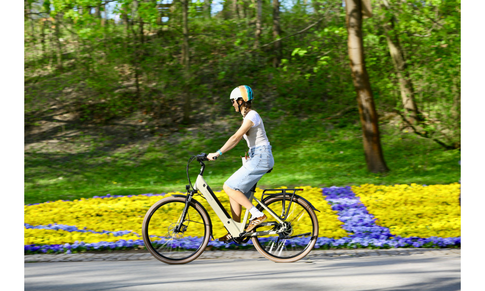 Elektrinis dviratis Ecobike X-City Cappuccino V3 504Wh - 27