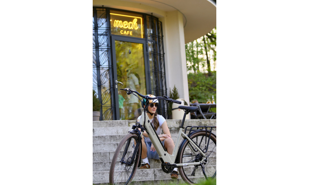 Elektrinis dviratis Ecobike X-City Cappuccino V3 504Wh - 28