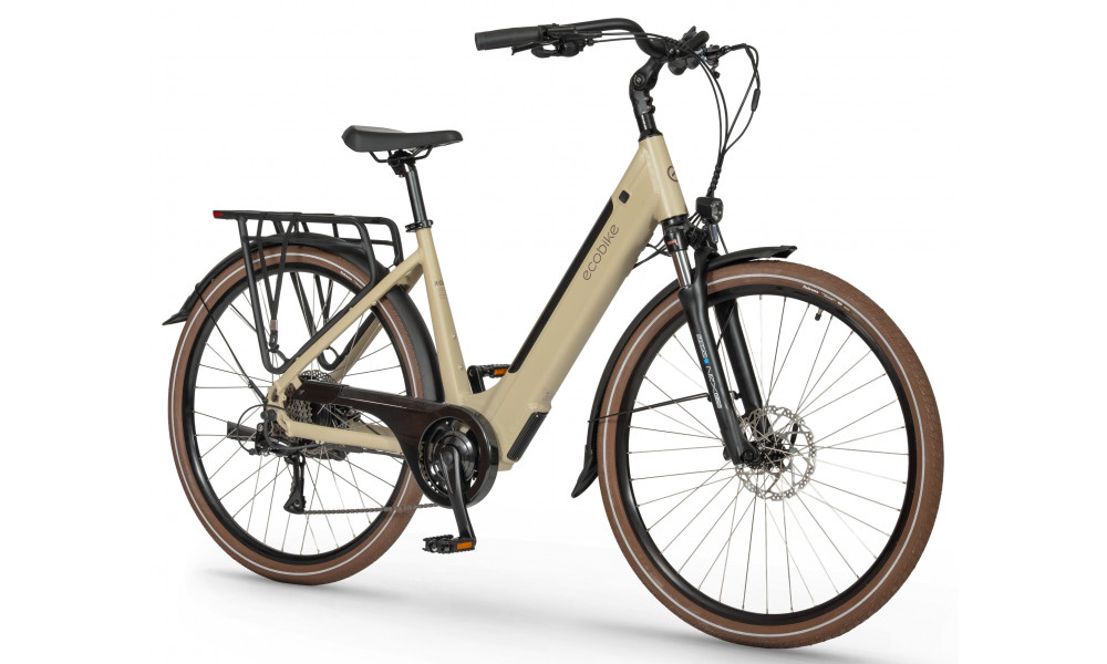Elektrinis dviratis Ecobike X-City Cappuccino V3 504Wh - 31