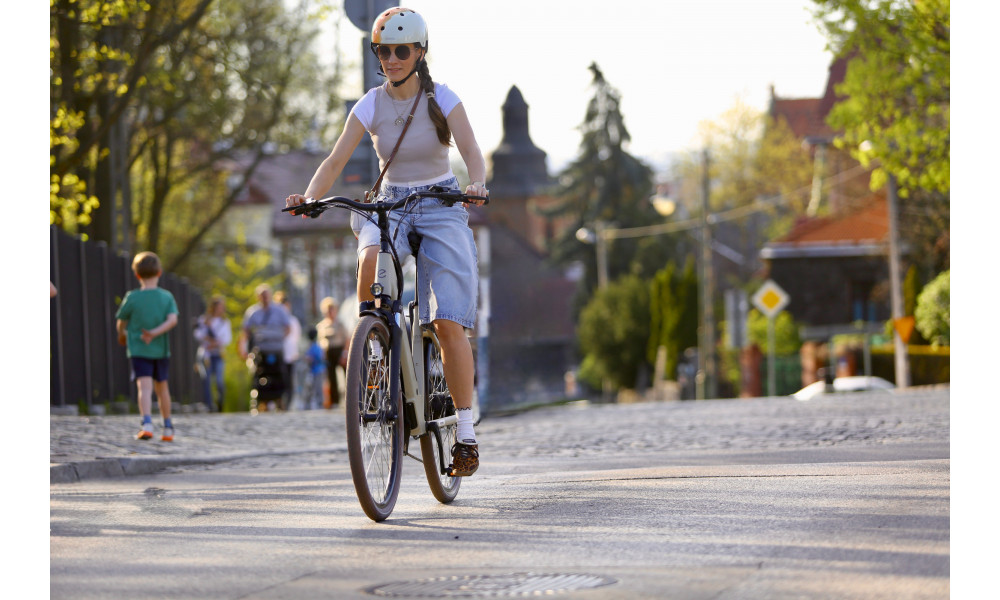 Elektrinis dviratis Ecobike X-City Cappuccino V3 504Wh - 38