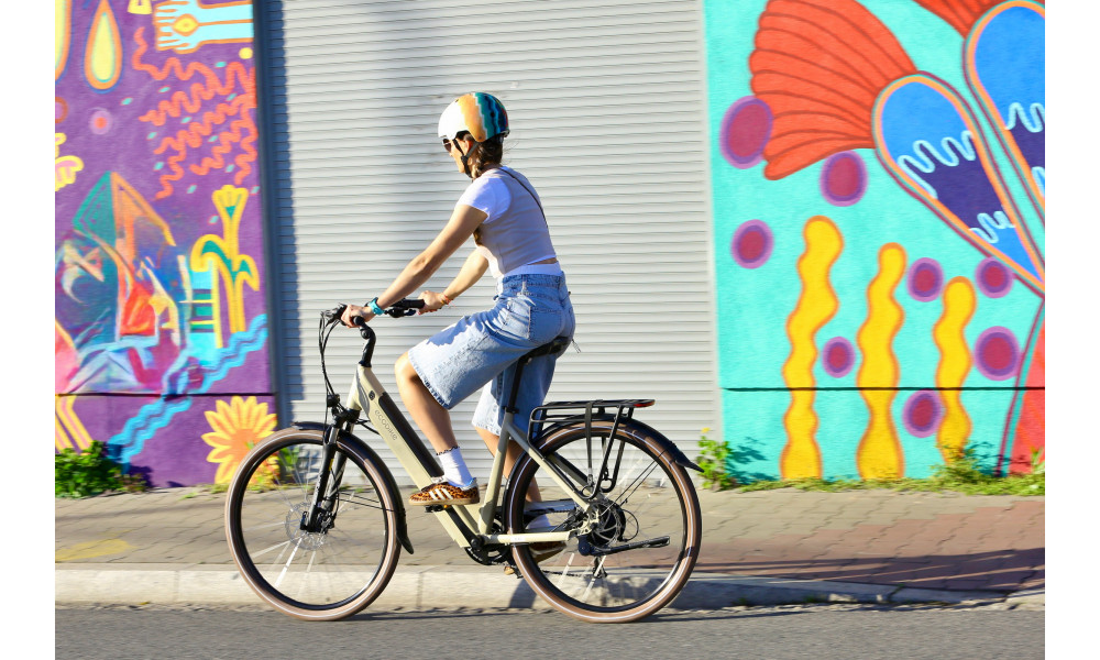 Elektrinis dviratis Ecobike X-City Cappuccino V3 504Wh - 41