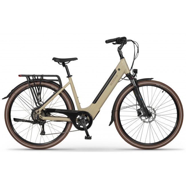 Elektrinis dviratis Ecobike X-City Cappuccino V3 630Wh