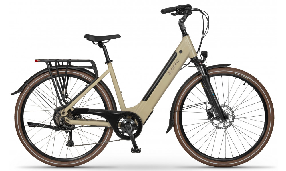 Elektrinis dviratis Ecobike X-City Cappuccino V3 630Wh - 1