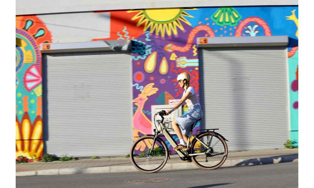 Elektrinis dviratis Ecobike X-City Cappuccino V3 630Wh - 4