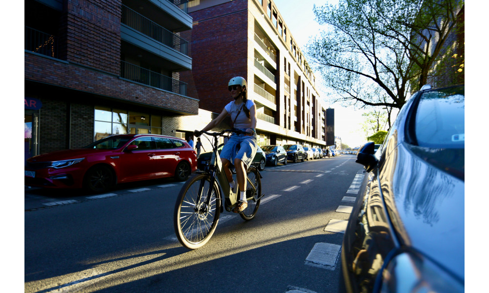 Elektrinis dviratis Ecobike X-City Cappuccino V3 630Wh - 10