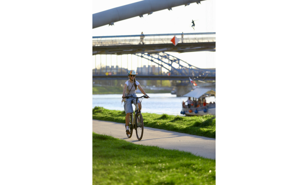 Elektrinis dviratis Ecobike X-City Cappuccino V3 630Wh - 14