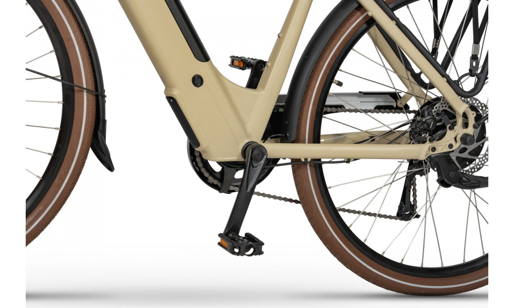 Elektrinis dviratis Ecobike X-City Cappuccino V3 630Wh - 22