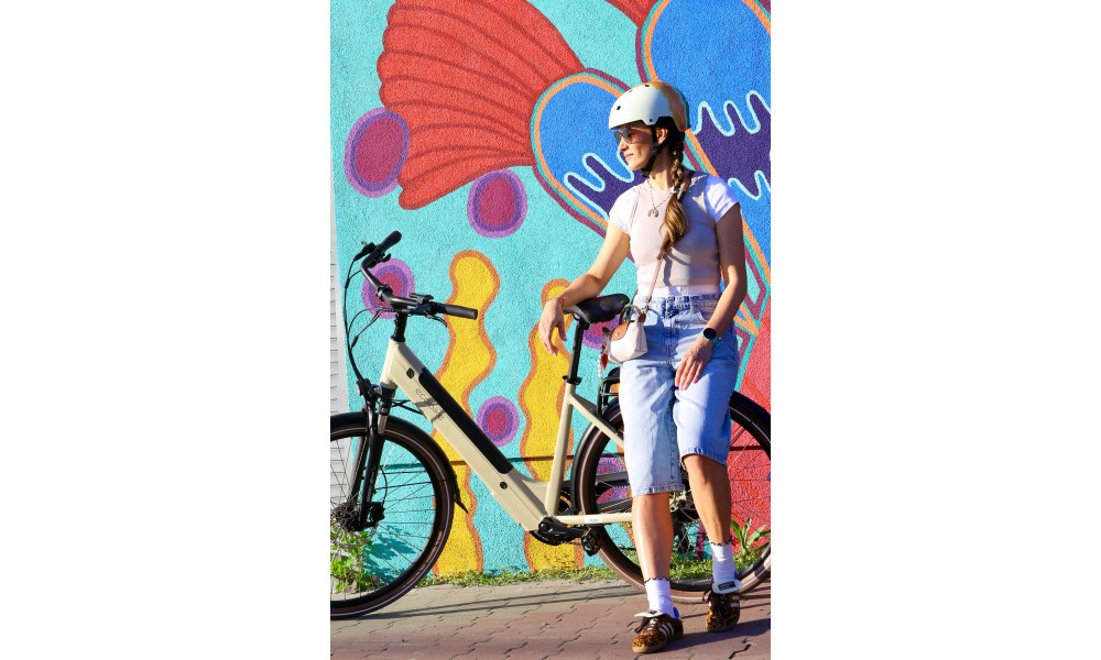 Elektrinis dviratis Ecobike X-City Cappuccino V3 630Wh - 32