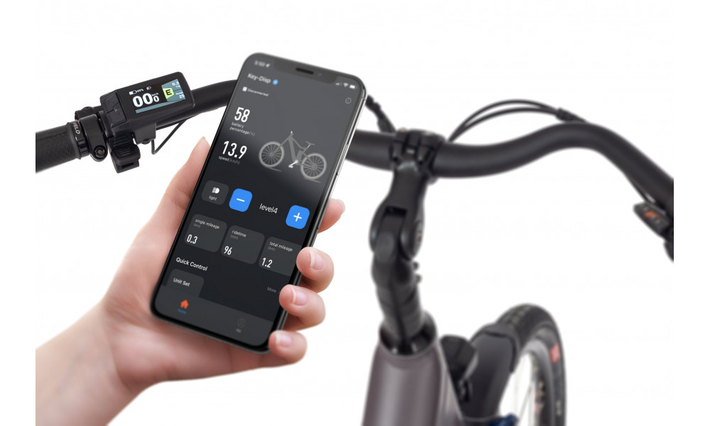 Elektrinis dviratis Ecobike X-City Coffee V3 504Wh - 3