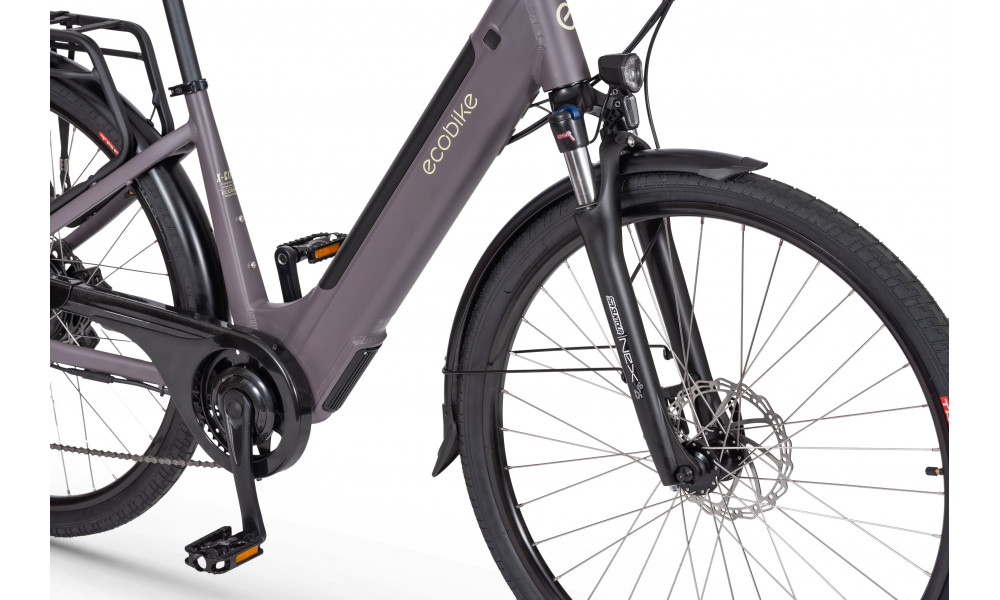 Elektrinis dviratis Ecobike X-City Coffee V3 630Wh - 2