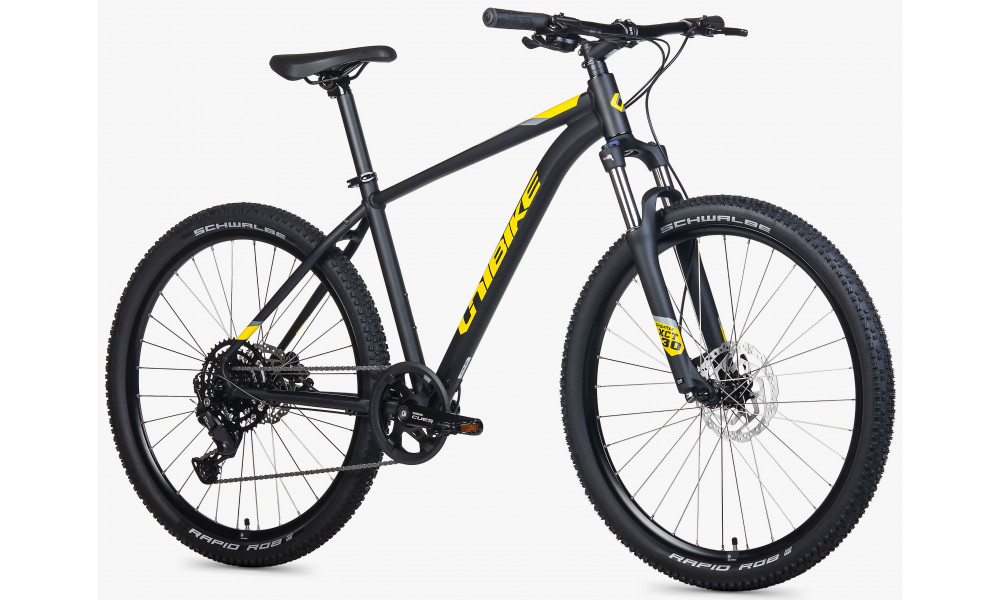 Dviratis Unibike Shadow 27.5 2026 black-yellow - 2