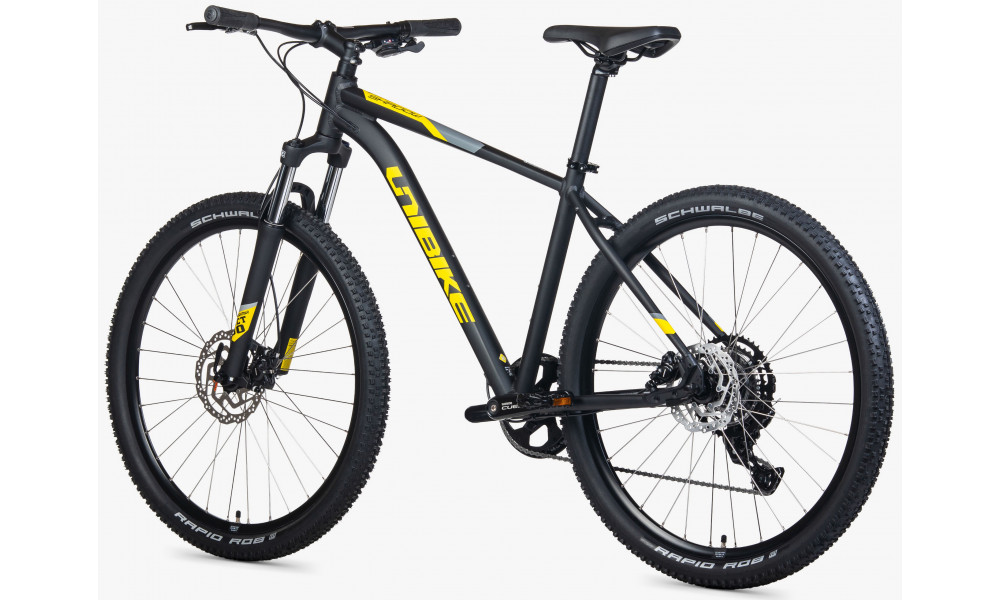 Dviratis Unibike Shadow 27.5 2026 black-yellow - 4