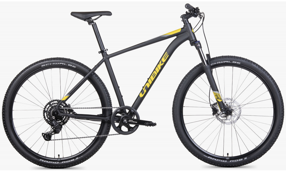 Dviratis Unibike Shadow 29 2026 black-yellow - 1